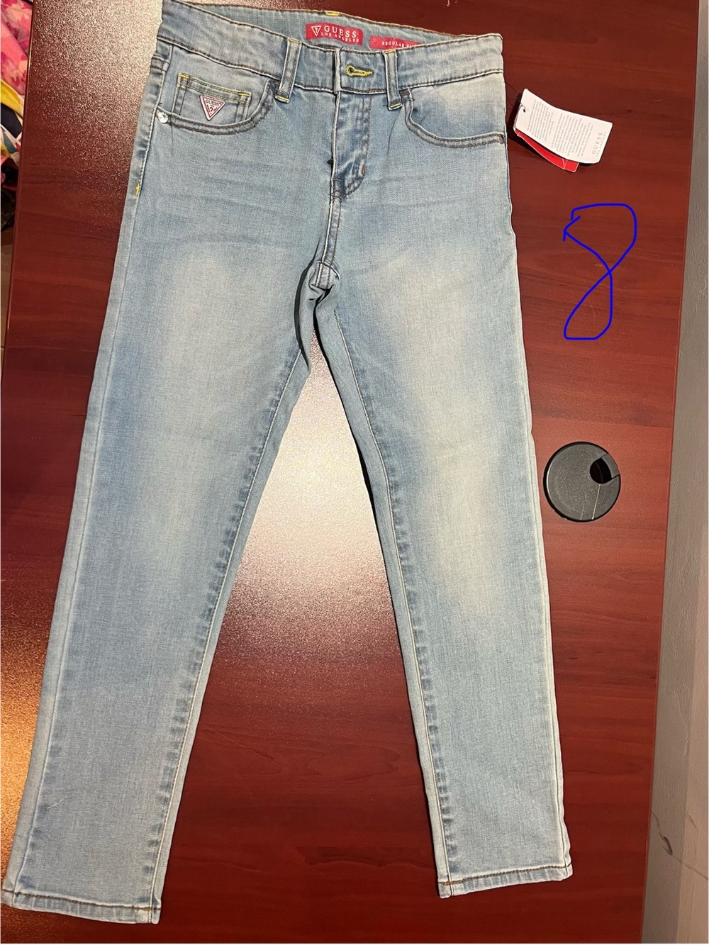 Guess Light Blue Skinny Kids Jeans